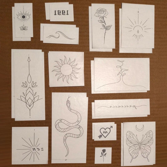 Colección de tatuajes temporales de 1991.ink