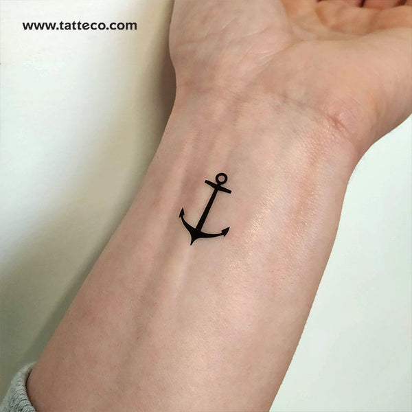 Anchor Temporary Tattoo - Set of 3