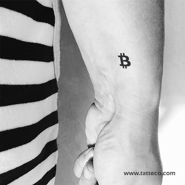 Bitcoin Temporary Tattoo - Set of 3