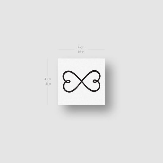 Infinity Hearts Temporary Tattoo for Weddings - Set of 100