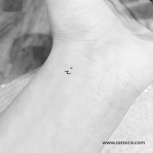 I Handwritten Letter Temporary Tattoo - Set of 3