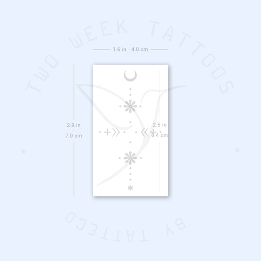 Wrist Ornament 1 Semi-Permanent Tattoo - Set of 2