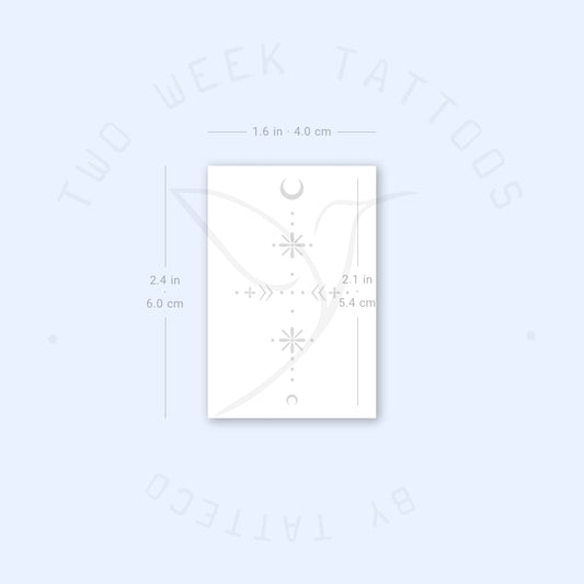 Wrist Ornament Semi-Permanent Tattoo - Set of 2