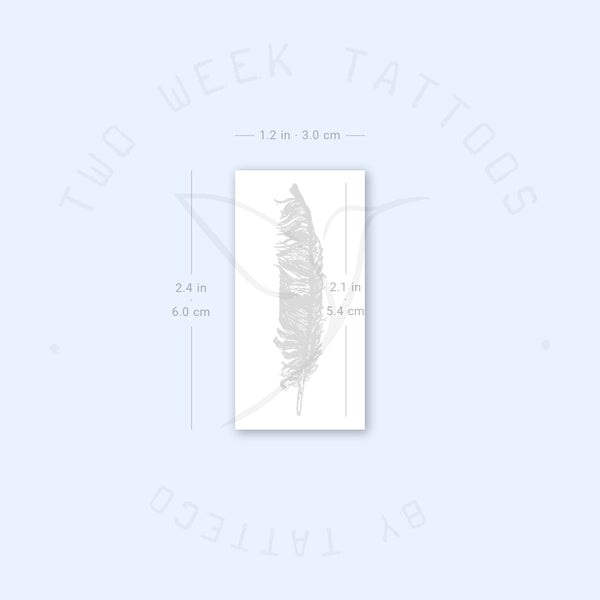 Feather Semi-Permanent Tattoo - Set of 2