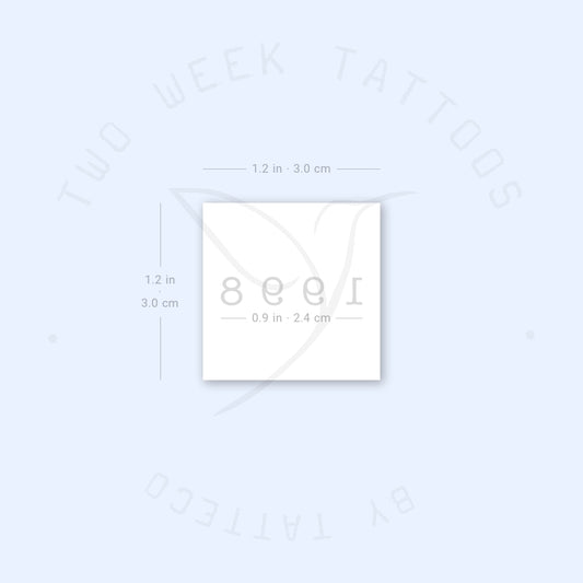 1998 Semi-Permanent Tattoo - Set of 2