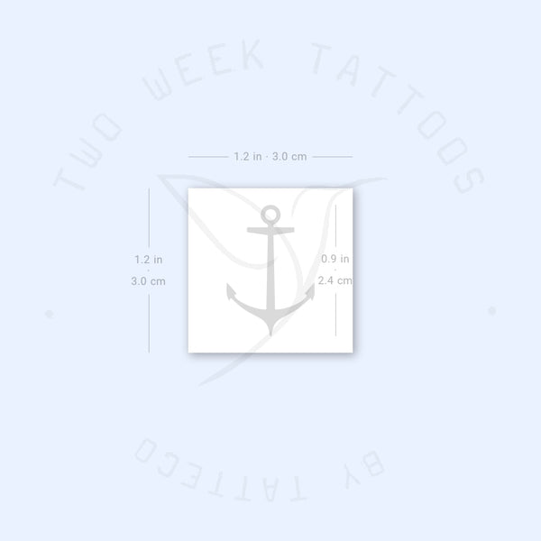 Anchor Semi-Permanent Tattoo - Set of 2