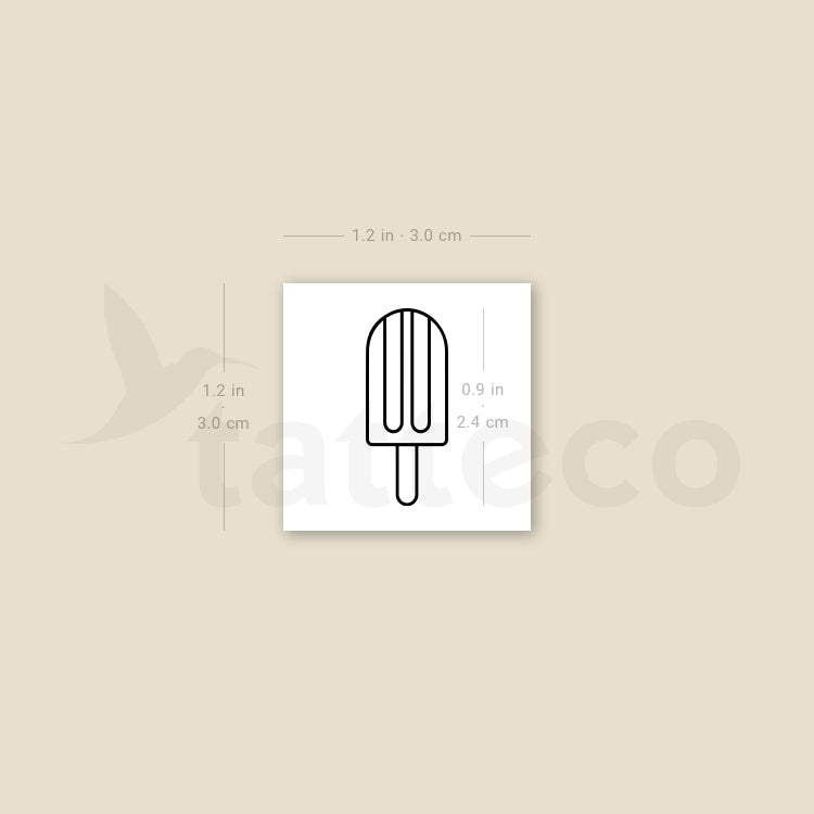 Tatuaje temporal de paleta - Juego de 3