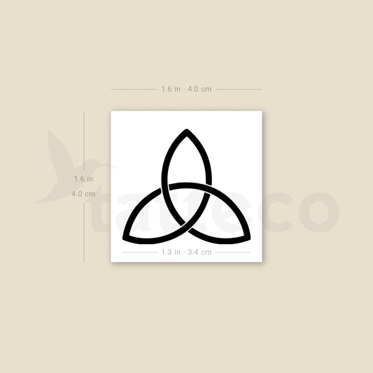 Triqueta Temporary Tattoo - Set of 3