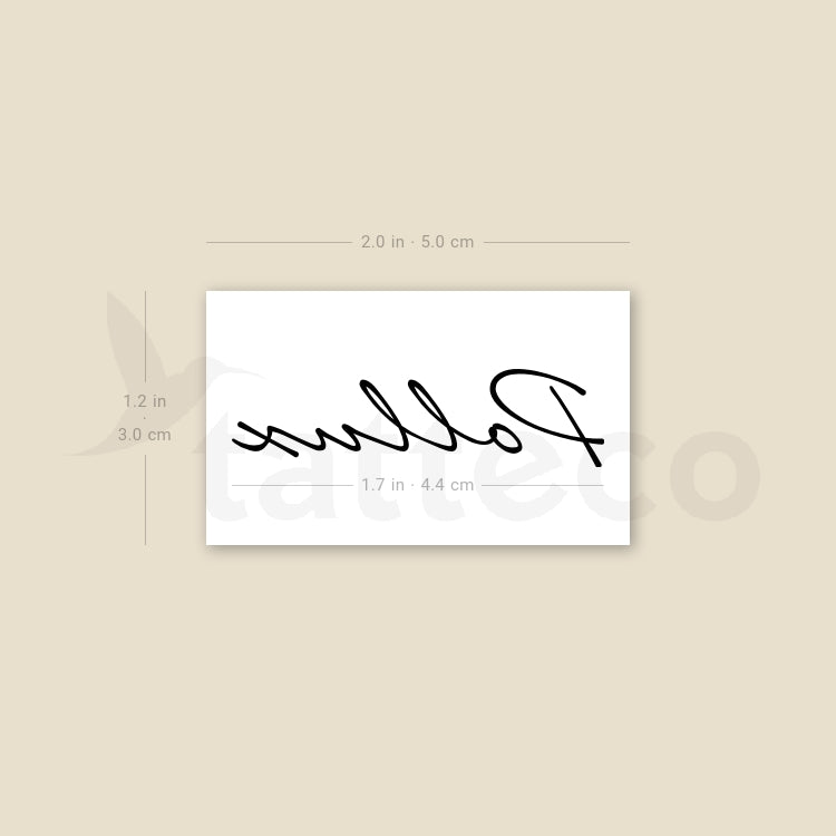 Pollux Temporary Tattoo - Set of 3