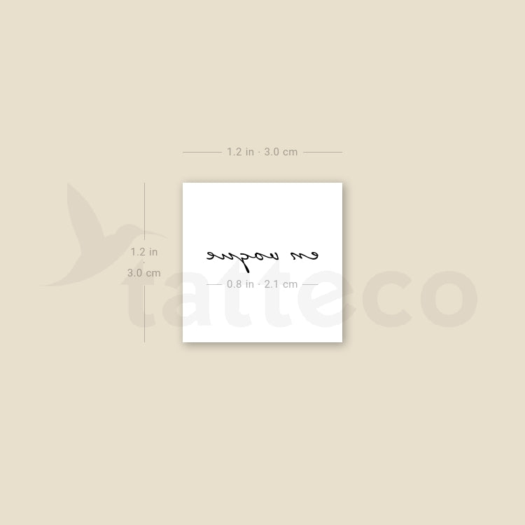 En Vogue Temporary Tattoo - Set of 3