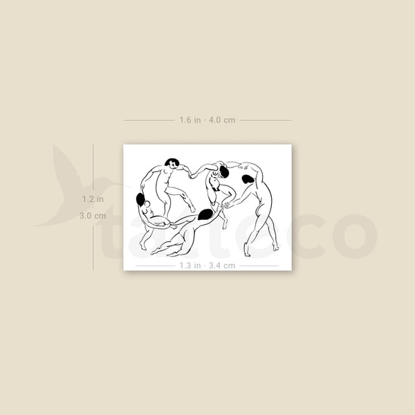The Dance Temporary Tattoo - Set of 3