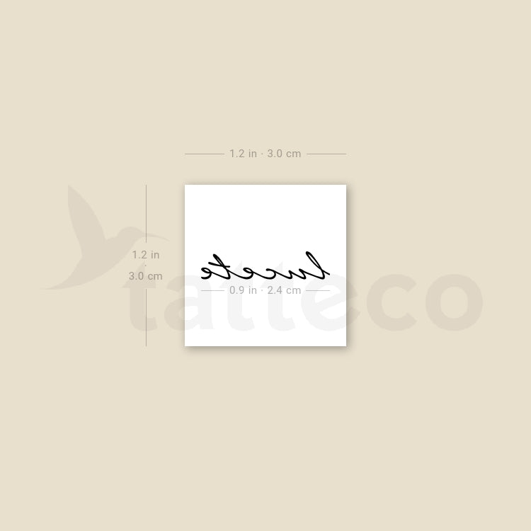 Lucete Temporary Tattoo - Set of 3