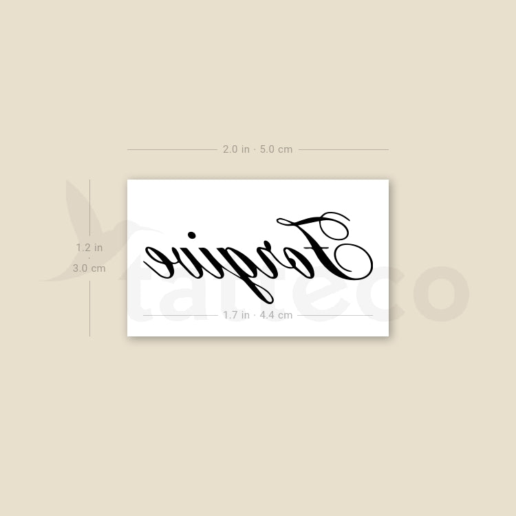 Forgive Temporary Tattoo - Set of 3
