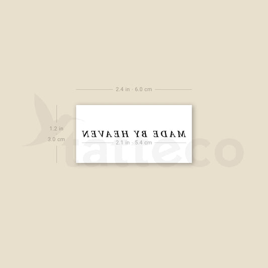 Made By Heaven Temporary Tattoo - Set of 3