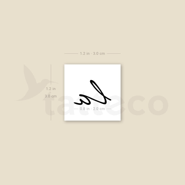 La Temporary Tattoo - Set of 3