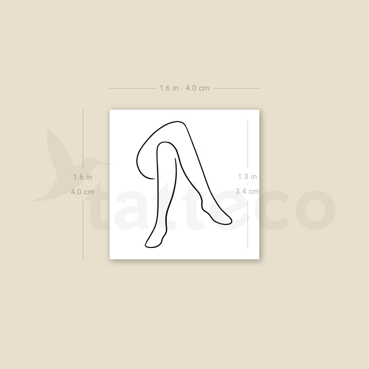 Basic Instinct Temporary Tattoo - Set of 3