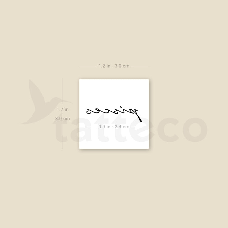 Pisces Temporary Tattoo - Set of 3