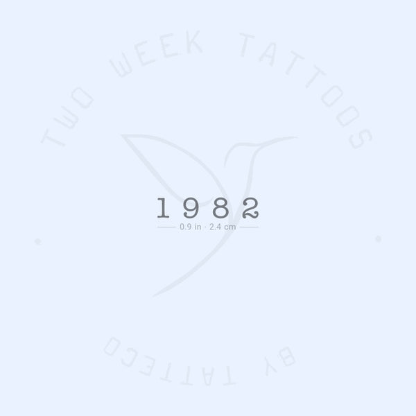 1982 Semi-Permanent Tattoo - Set of 2