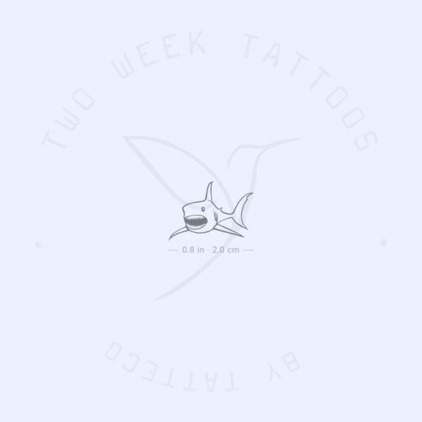 Shark Semi-Permanent Tattoo - Set of 2