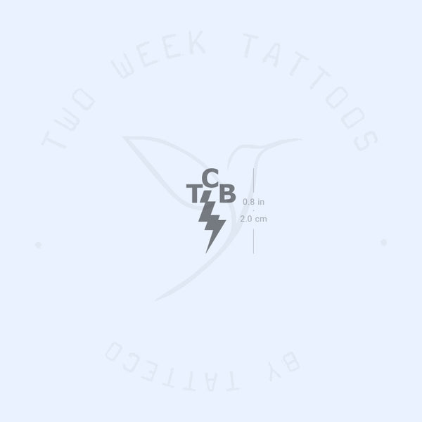 TCB Band Semi-Permanent Tattoo - Set of 2