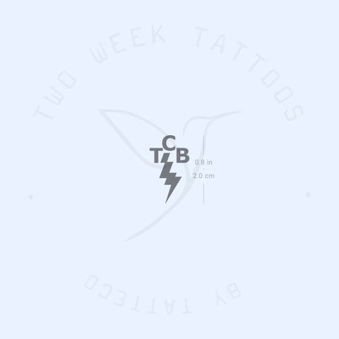 TCB Band Semi-Permanent Tattoo - Set of 2