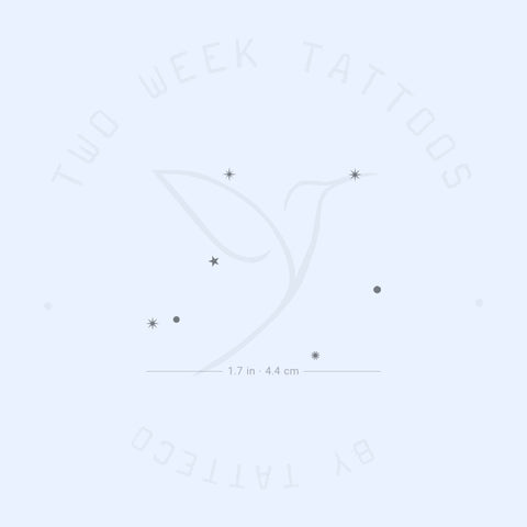 Minimalist Libra Constellation Semi-Permanent Tattoo - Set of 2