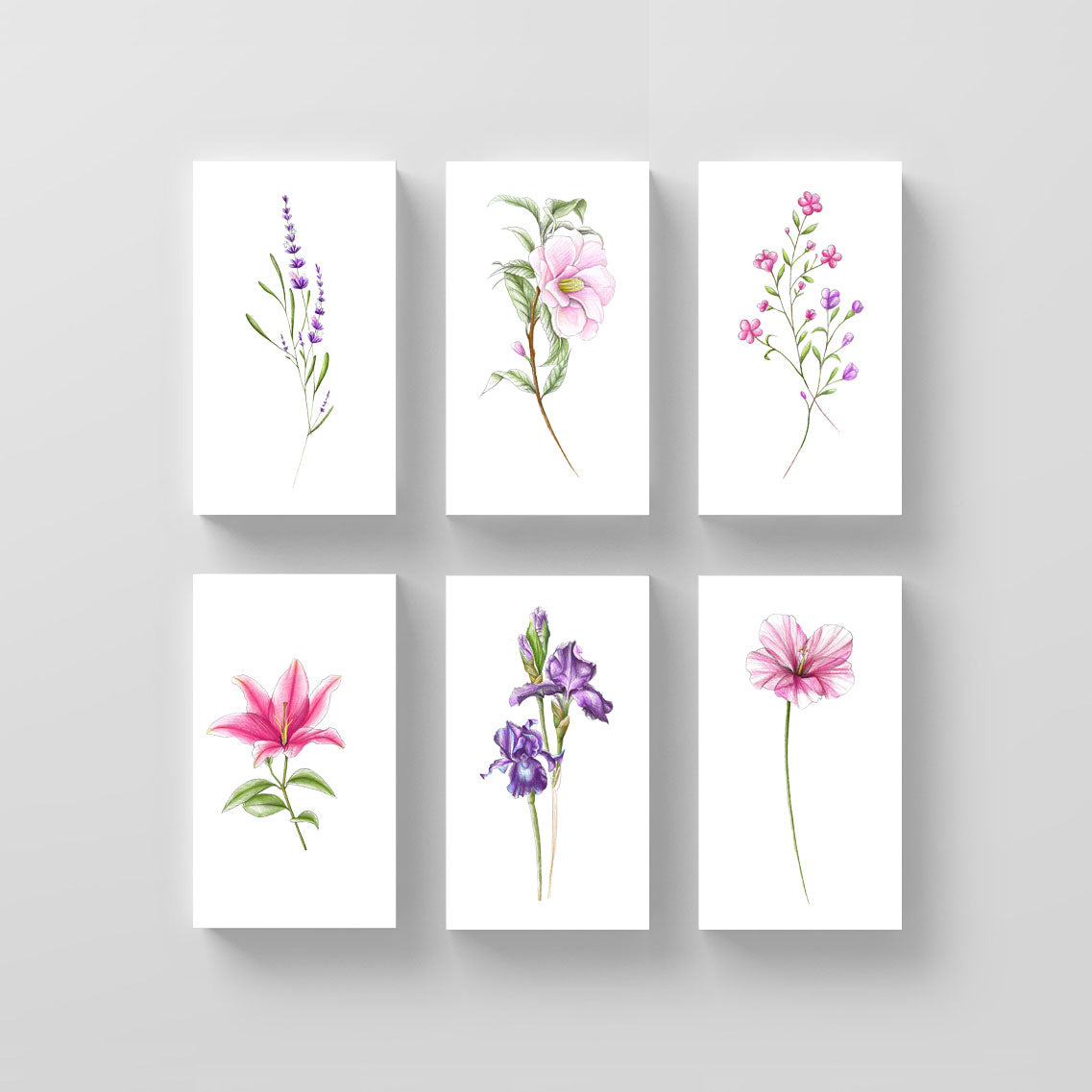 Floral Temporary Tattoo Set by Mini Lau
