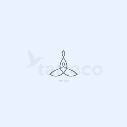 Mother Child Symbol Two Week Tattoo - Set of 2