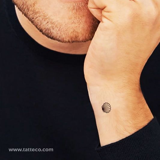 Shell Temporary Tattoo - Set of 3