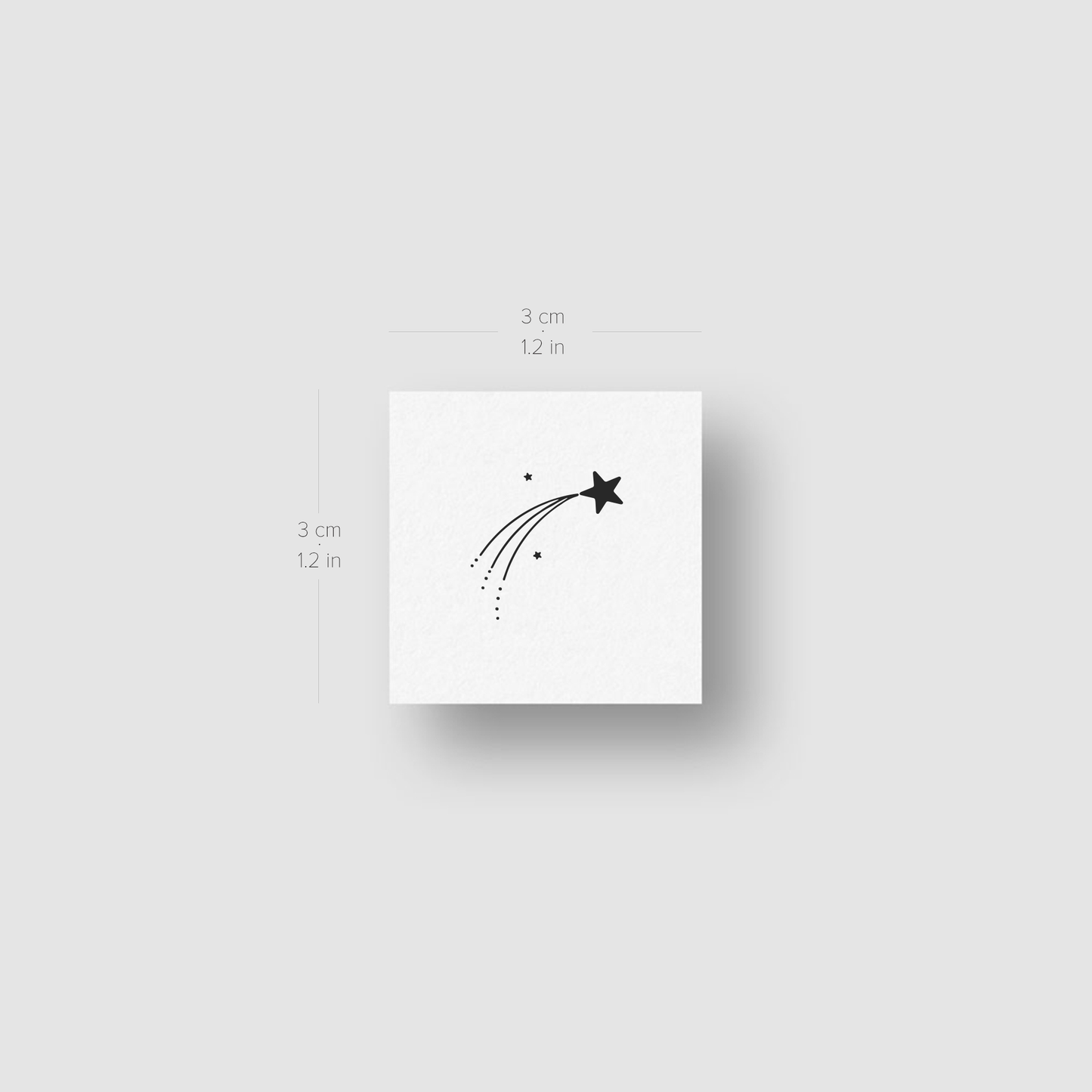 Little Shooting Star Temporary Tattoo - Set of 3