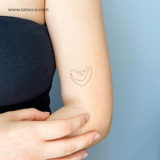 Tatuaje temporal "Love Myself" - Juego de 3