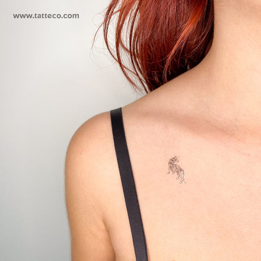 Tiger Temporary Tattoo - Set of 3