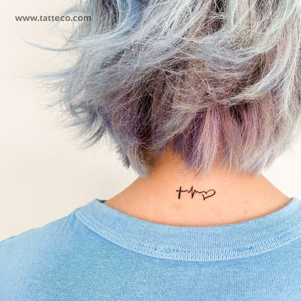 Small Faith Hope Love Temporary Tattoo - Set of 3
