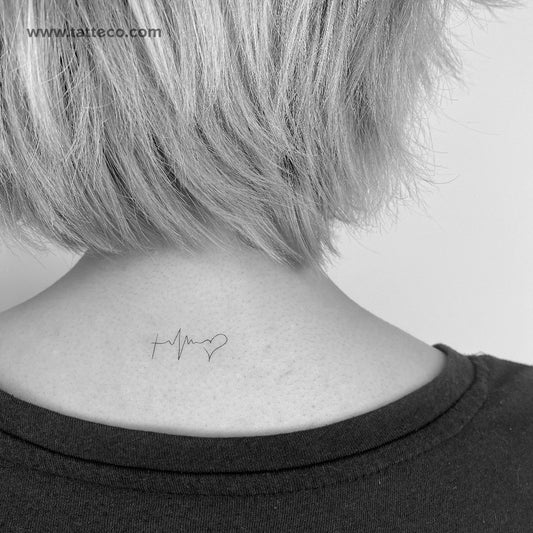 Tatuaje temporal de línea fina "Fe, Esperanza y Amor" (juego de 3)