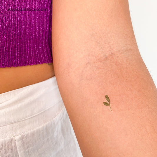 Tatuaje temporal de brote - Juego de 3