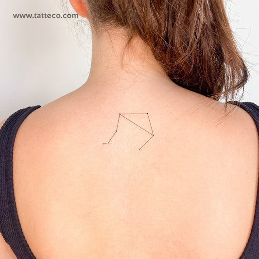 Libra Constellation Temporary Tattoo - Set of 3