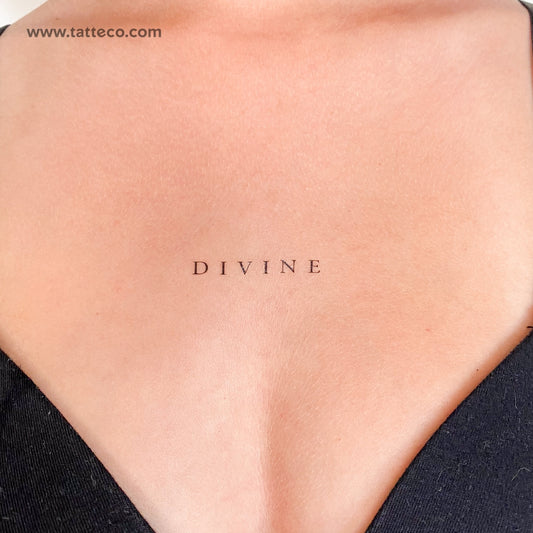 Tatuaje temporal divino - Juego de 3
