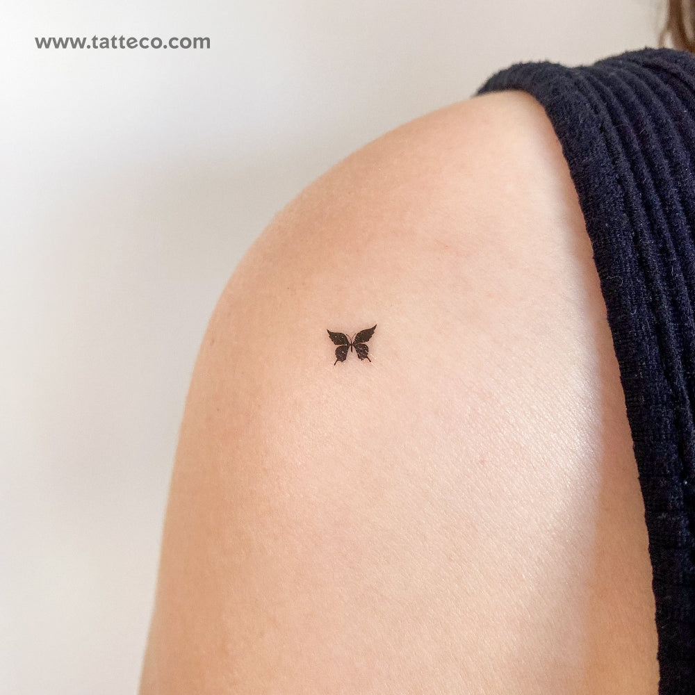Tatuaje temporal de mariposa pequeña - Juego de 3