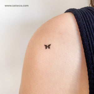 Tiny Butterfly Temporary Tattoo - Set of 3