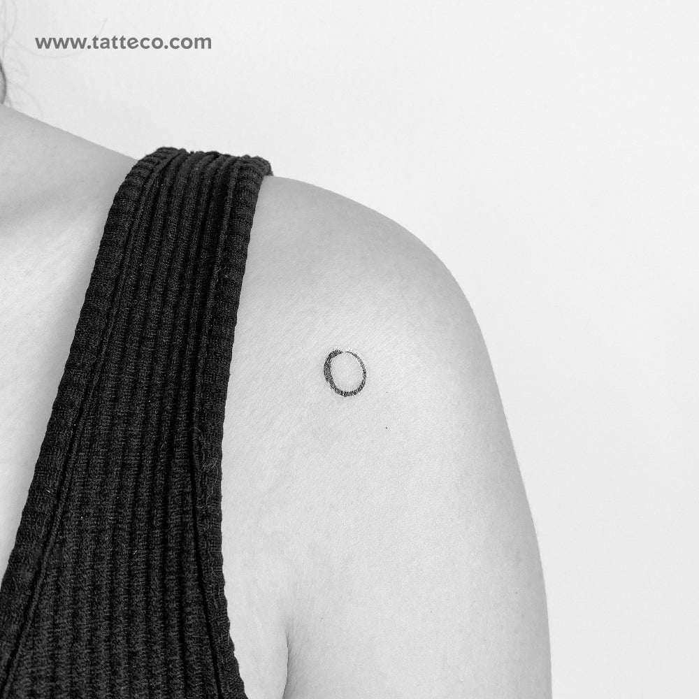 Tatuaje temporal pequeño Ensō - Juego de 3