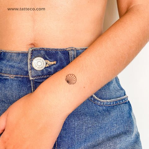 Shell Temporary Tattoo - Set of 3