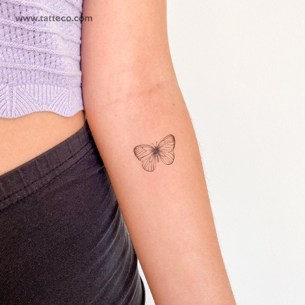 Butterfly Temporary Tattoo - Set of 3