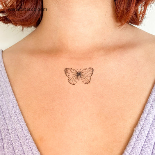 Tatuaje temporal de mariposa - Juego de 3