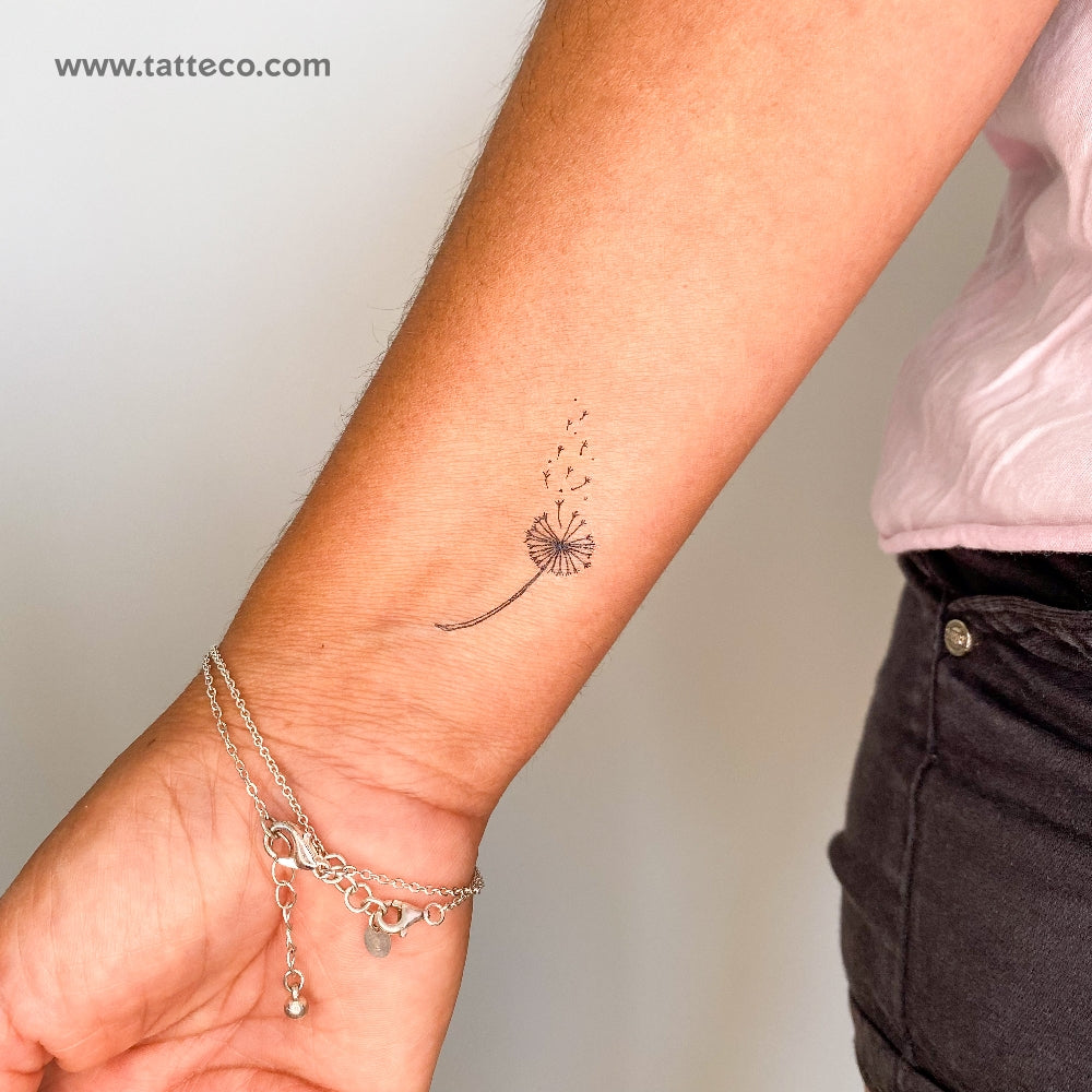 Dandelion Temporary Tattoo - Set of 3