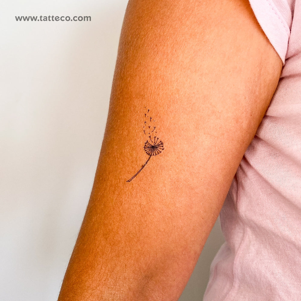 Dandelion Temporary Tattoo - Set of 3