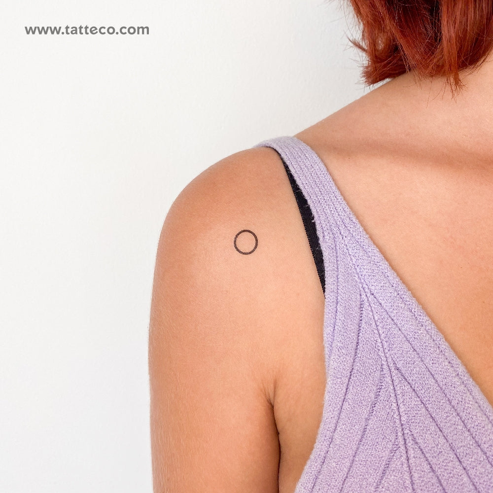 Little Circle Temporary Tattoo - Set of 3