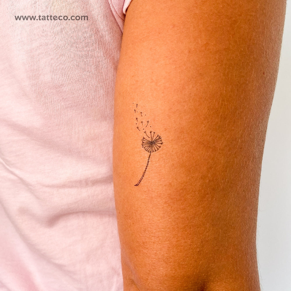 Dandelion Temporary Tattoo - Set of 3