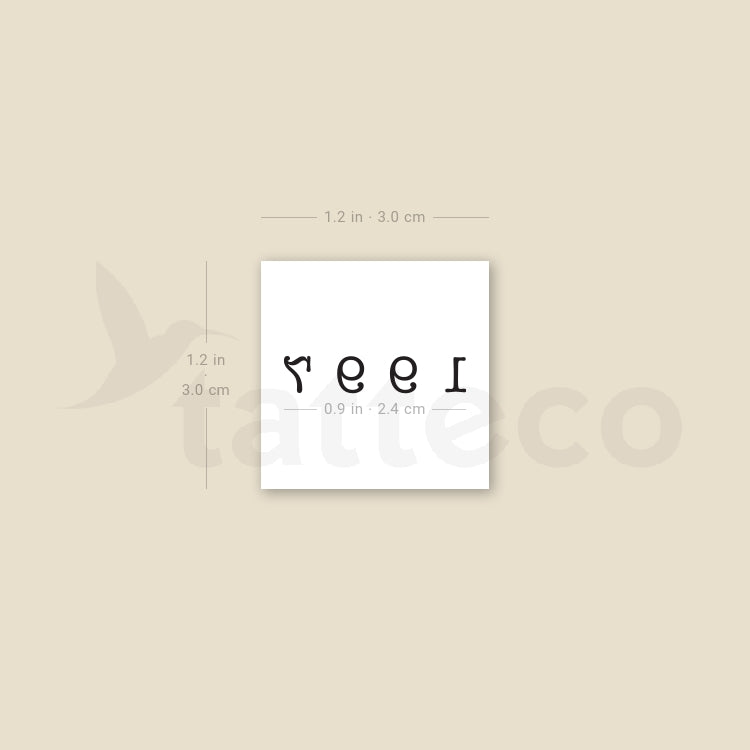 1997 Temporary Tattoo - Set of 3