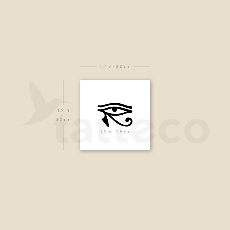 Little Eye of Ra Temporary Tattoo - Set of 3