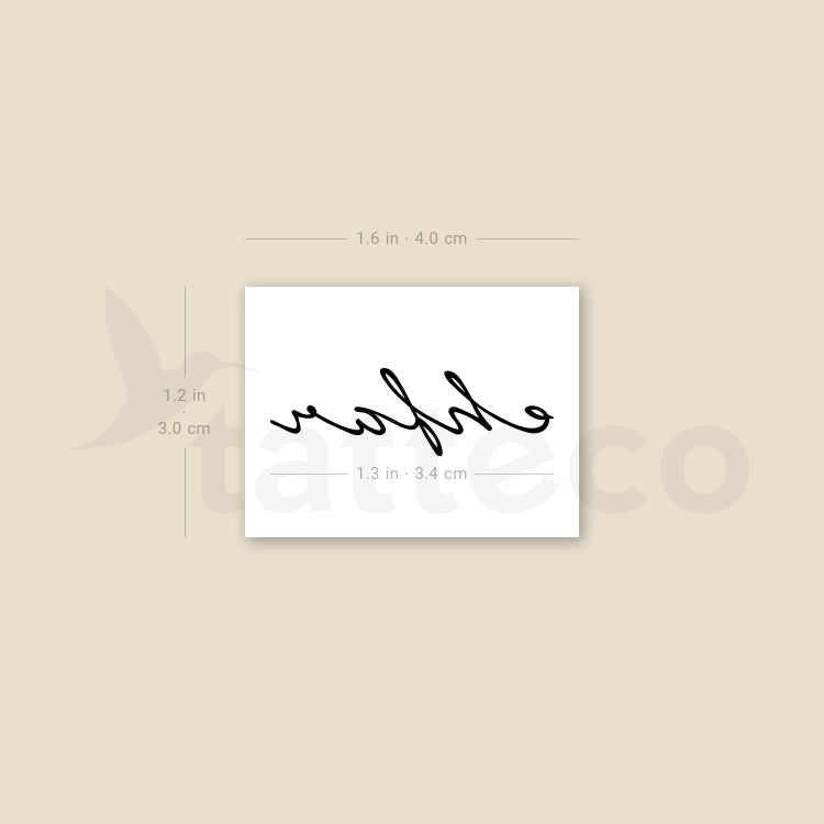 Ehfar Temporary Tattoo - Set of 3